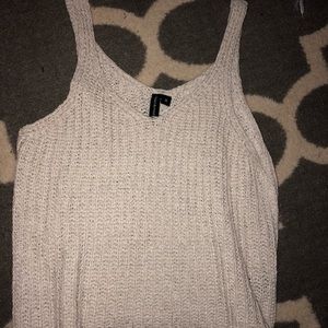 Knit crop top